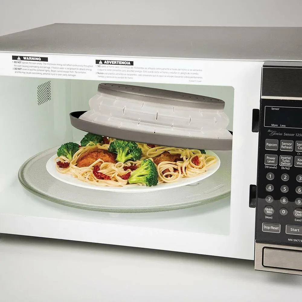 Prep Solutions  11” Collapsible Microwave Plate Cover Vented Food Splatter Guard